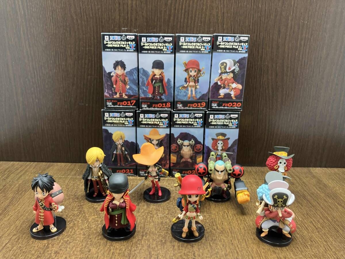 全8種セット]バンプレスト ワンピｰス ワｰルドコレクタブルフィギュア
