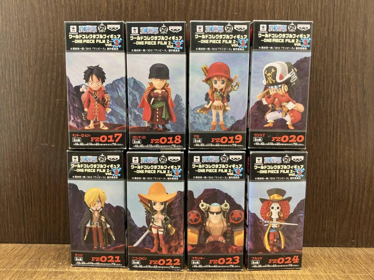 全8種セット]バンプレスト ワンピｰス ワｰルドコレクタブルフィギュア