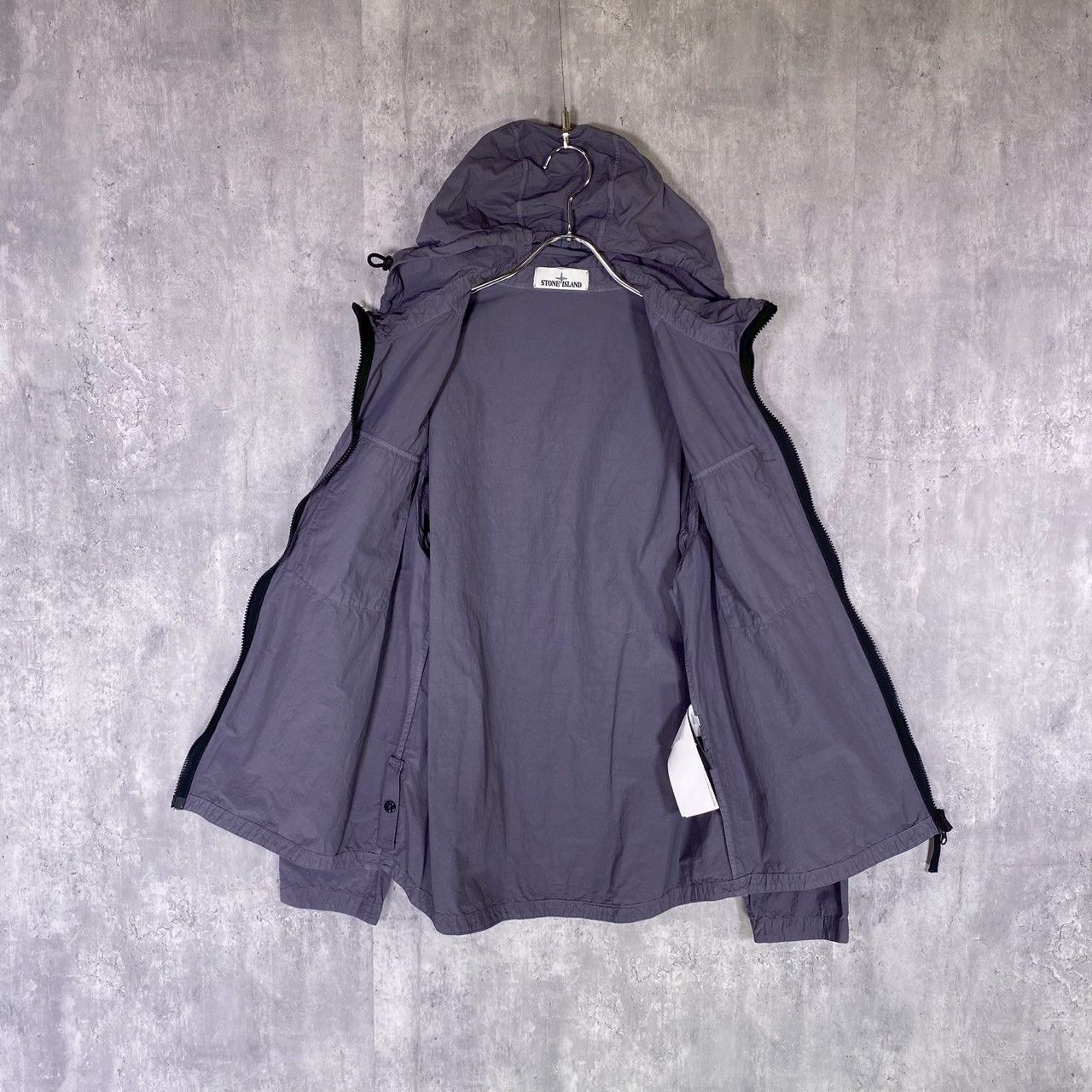 STONE ISLAND』ストーンアイランド (L) ナイロンジャケット フード付き