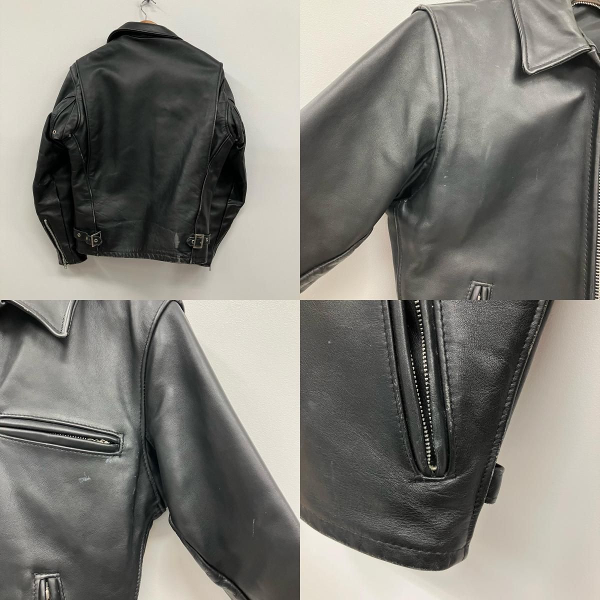 イオン広店】 中古 schott | ショット レザー 643 ブラック サイズ：36