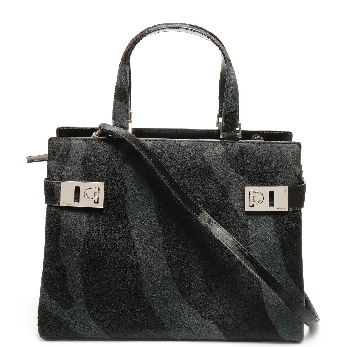 Salvatore Ferragamo サルヴァトーレフェラガモ ハンドバッグ ハラコ 