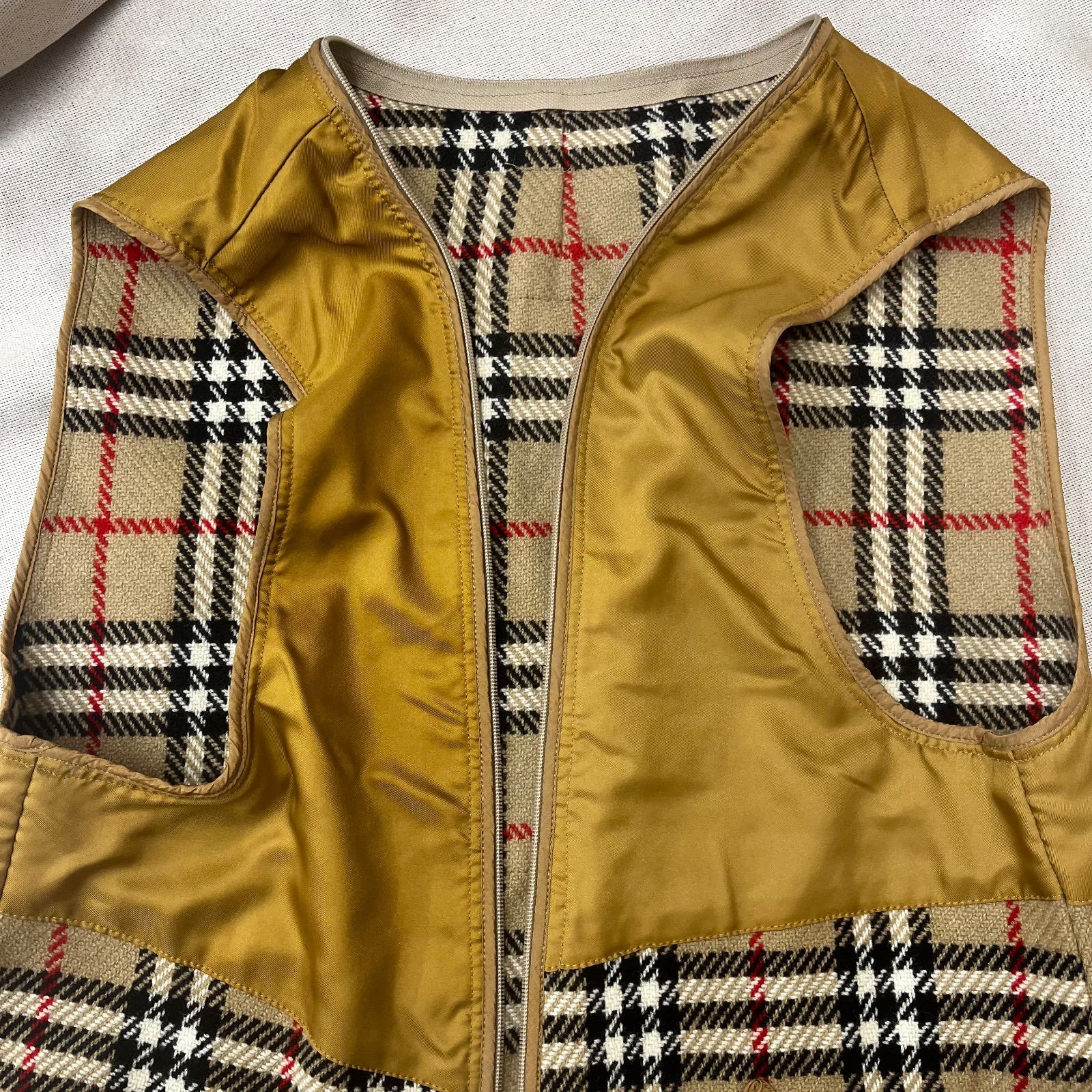 BURBERRY バーバリー コートライナー ノバチェック柄 ベージュ 茶色