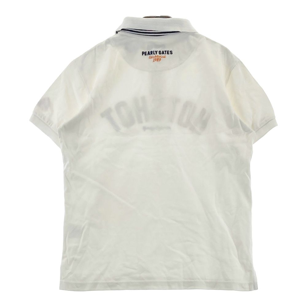 サイズ：5 PEARLY GATES パーリーゲイツ 半袖ポロシャツ ホワイト系