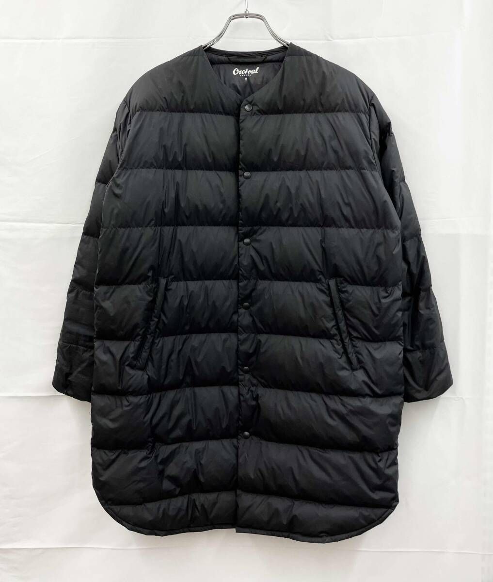 Orcival オーシバル ダウンコート KW22 サイズ2 ブラック - メルカリ