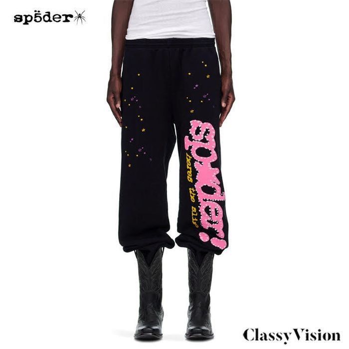 SP5DER スパイダー BLACK P NK V2 SWEATPANT【スウェットパンツ