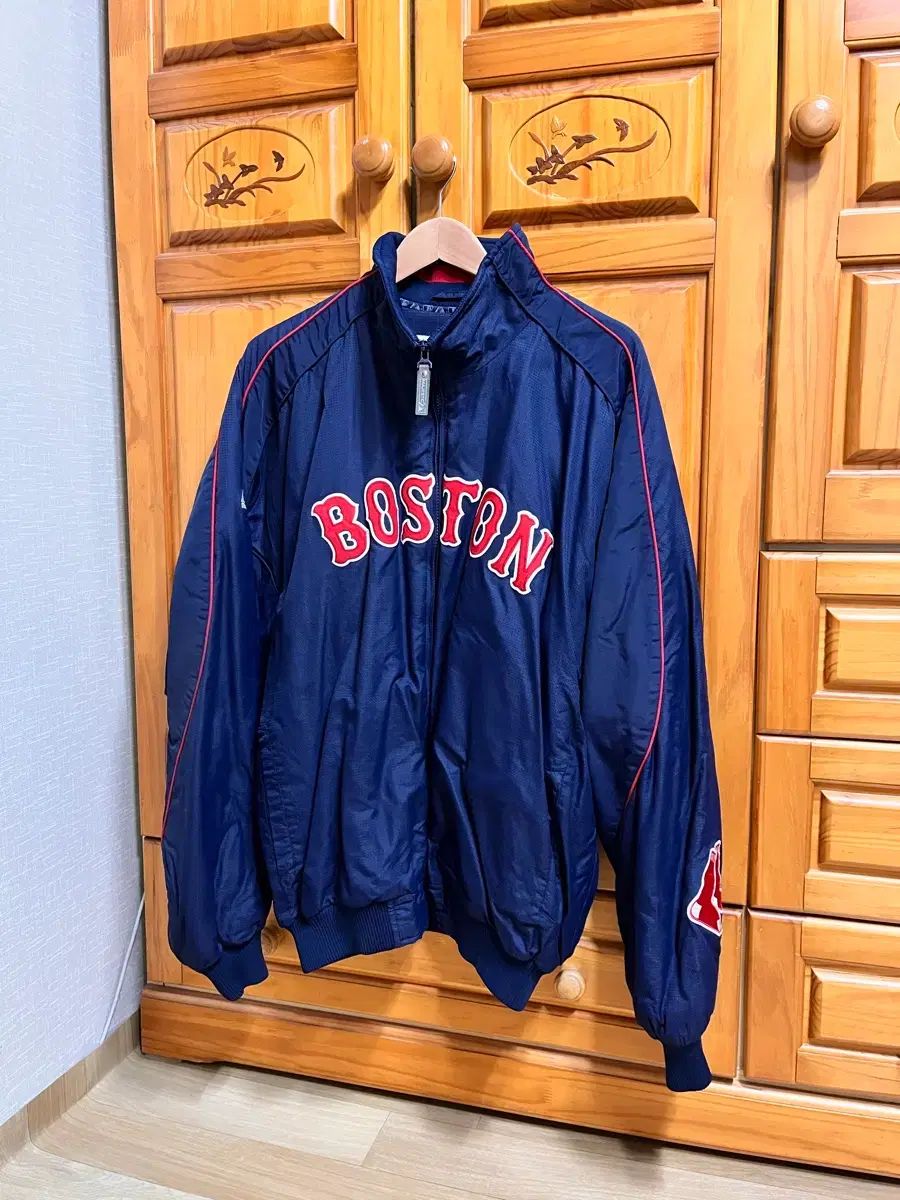 90s Majestic MLB ボストン レッドソックス ウォームアップ ジャケット