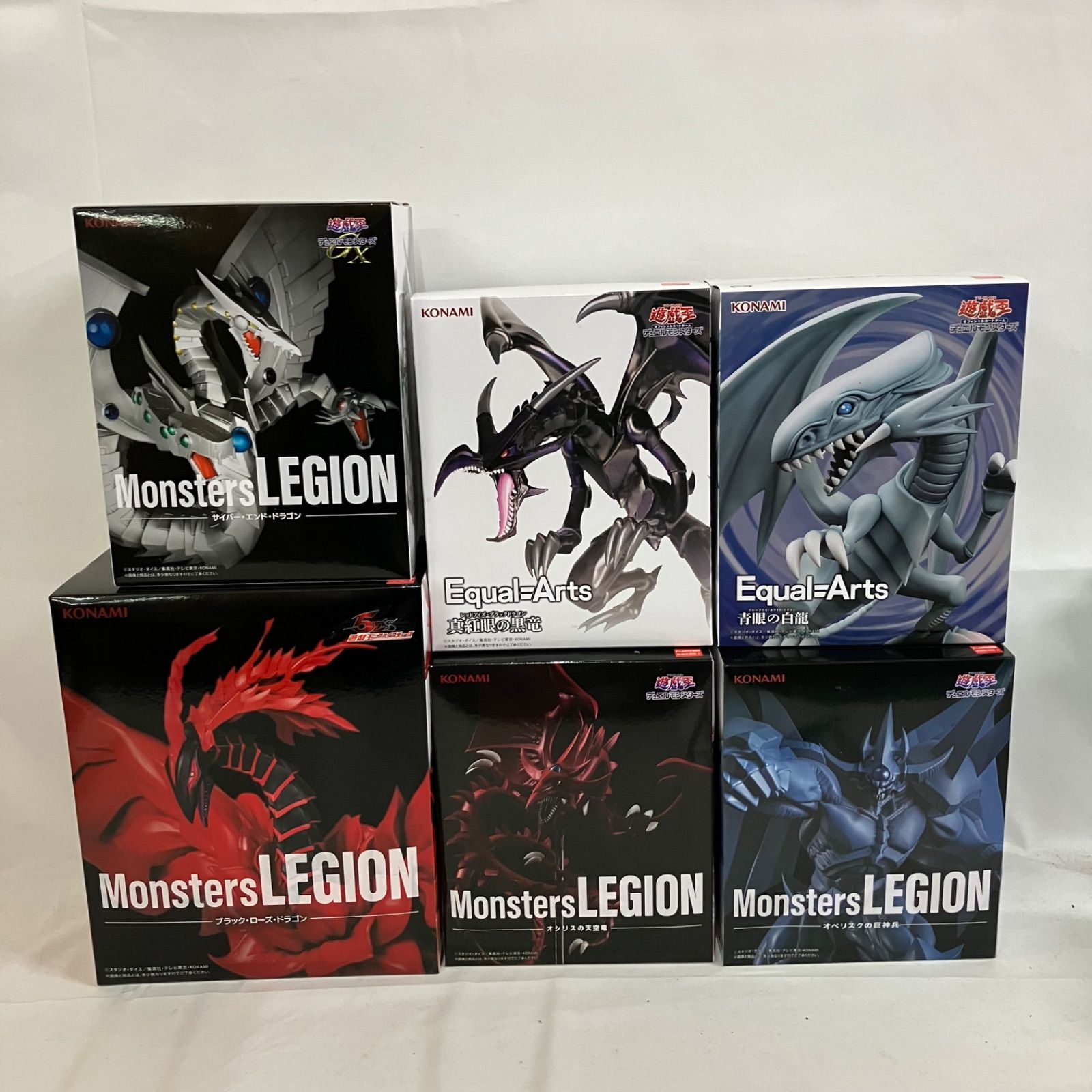 未開封 遊戯王 MonstersLEGION Equal=Arts フィギュア 6個セット 