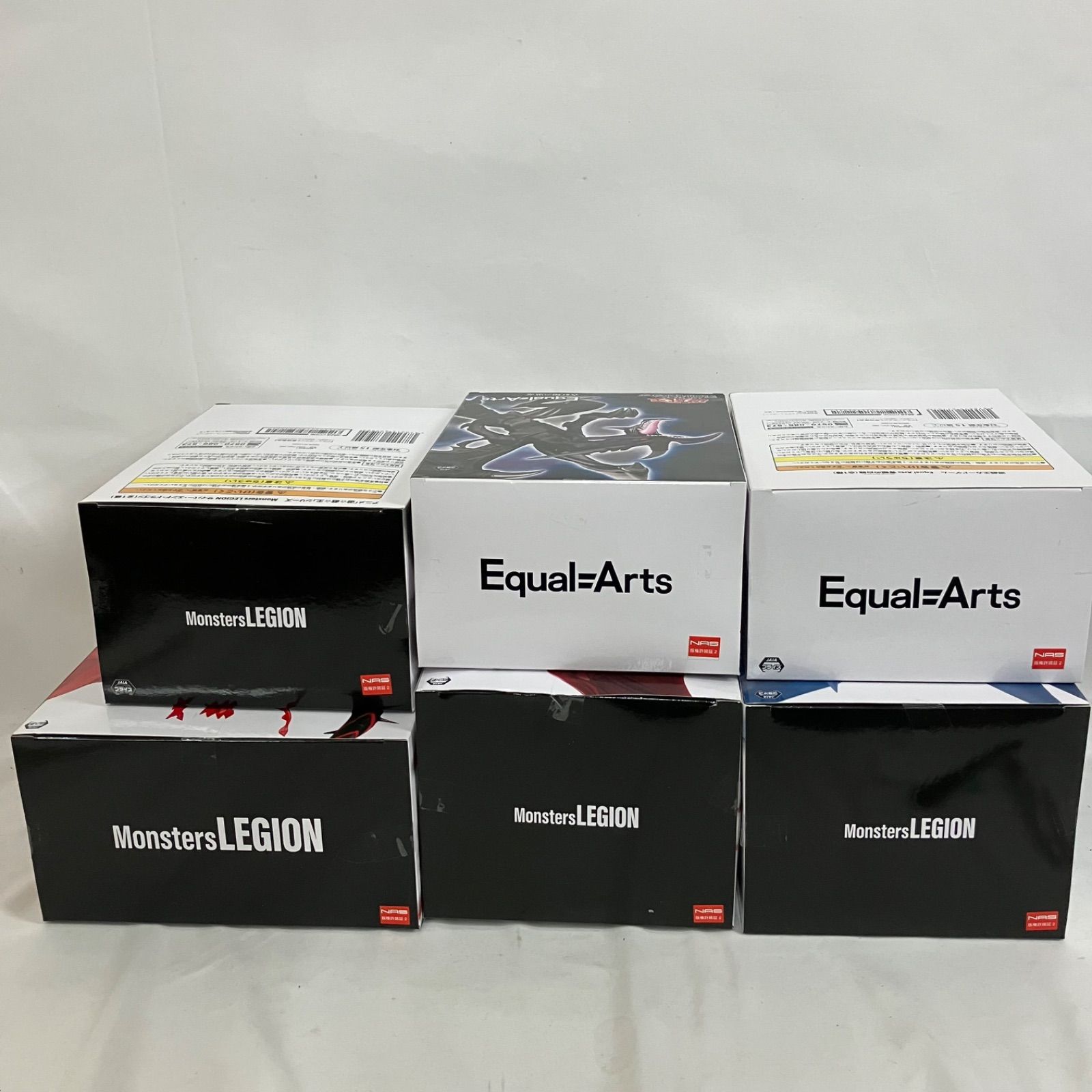 未開封 遊戯王 MonstersLEGION Equal=Arts フィギュア 6個セット