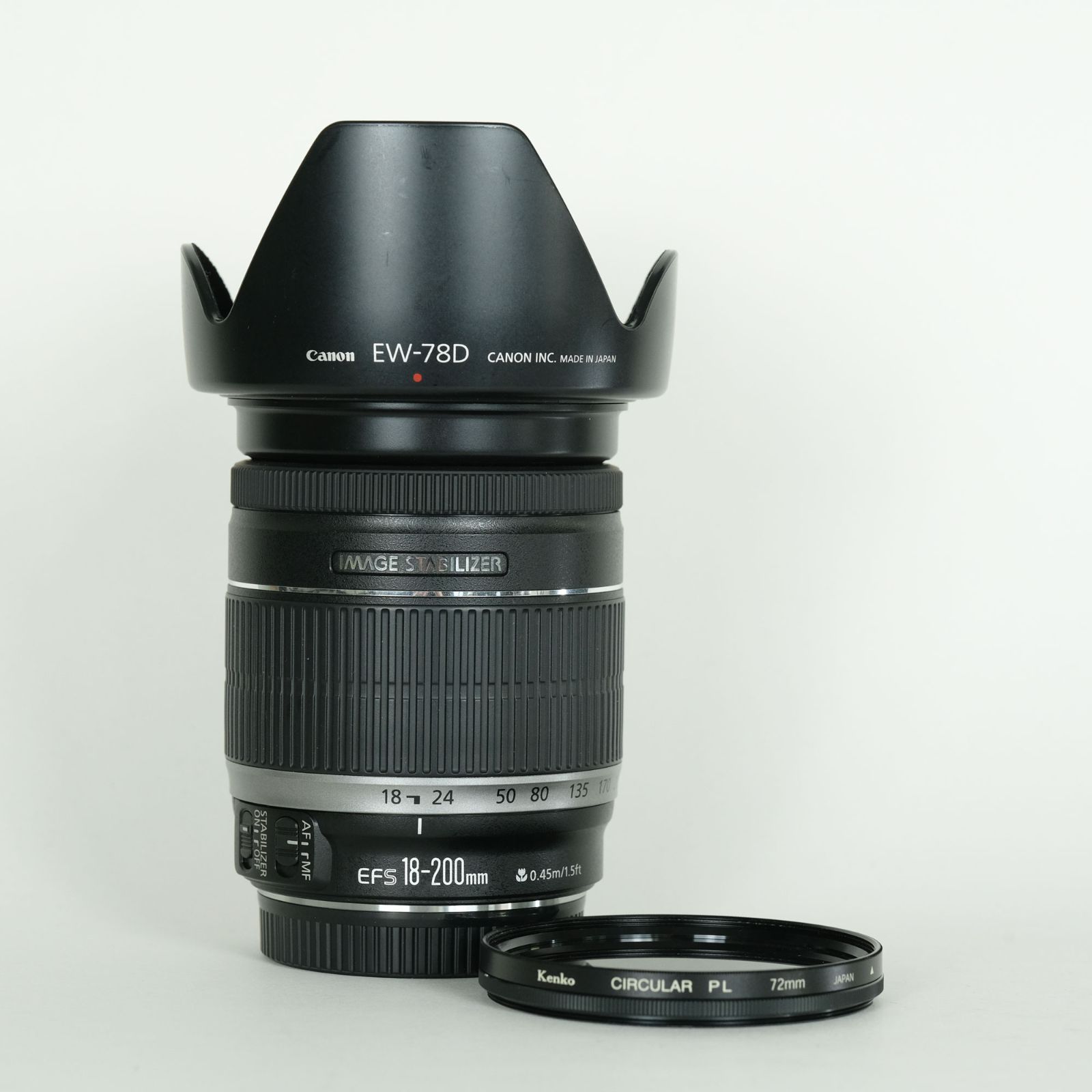美品 | CPLフィルター付] Canon EF-S18-200mm F3.5-5.6 IS | Canon EF 