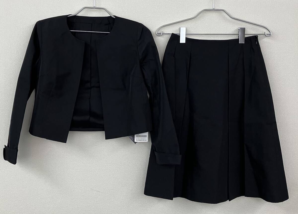 Giornea ジョルネア　スーツ　ボレロ/スカート　サイズ7 黒　シルク混　セットアップ　未使用