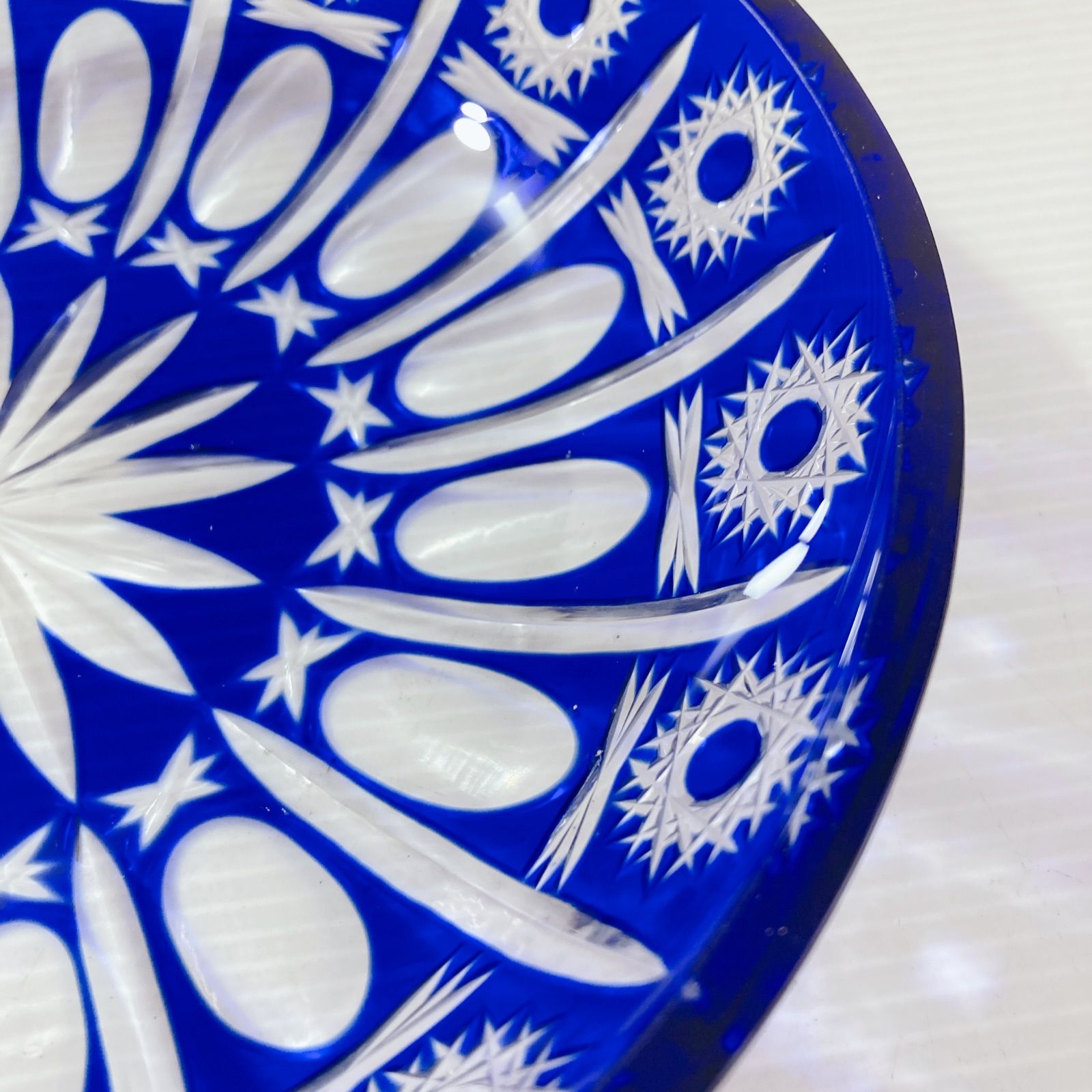 伝統工芸品 江戸切子 お皿 江戸切子 皿 小鉢 クリスタルガラス キレイ 