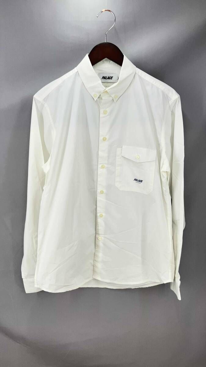 ☆ PALACE パレス 長袖シャツ バーコード メンズ サイズM ホワイト