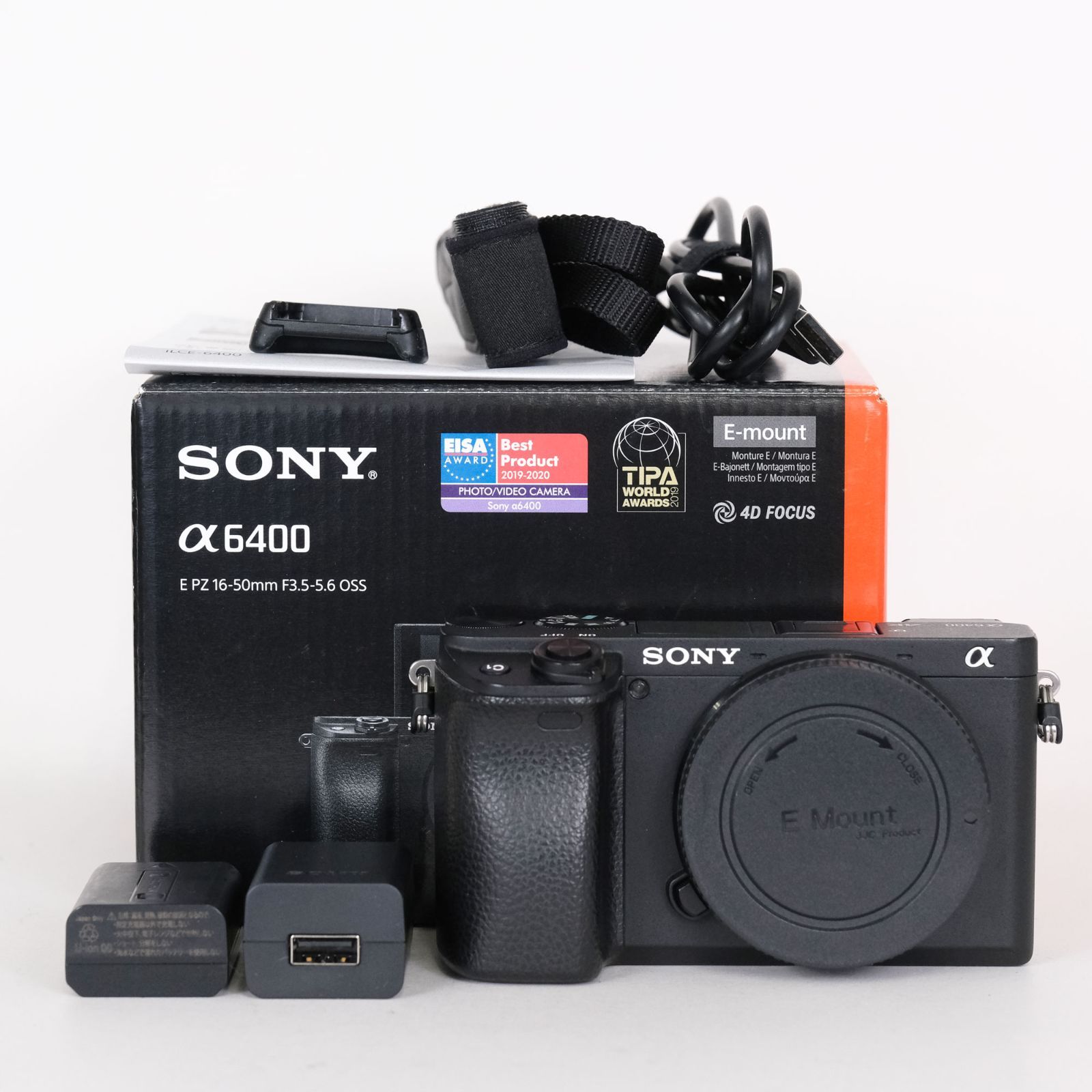美品】Sony α6400 ボディ ブラック シャッター回数 4414 美品】Sony