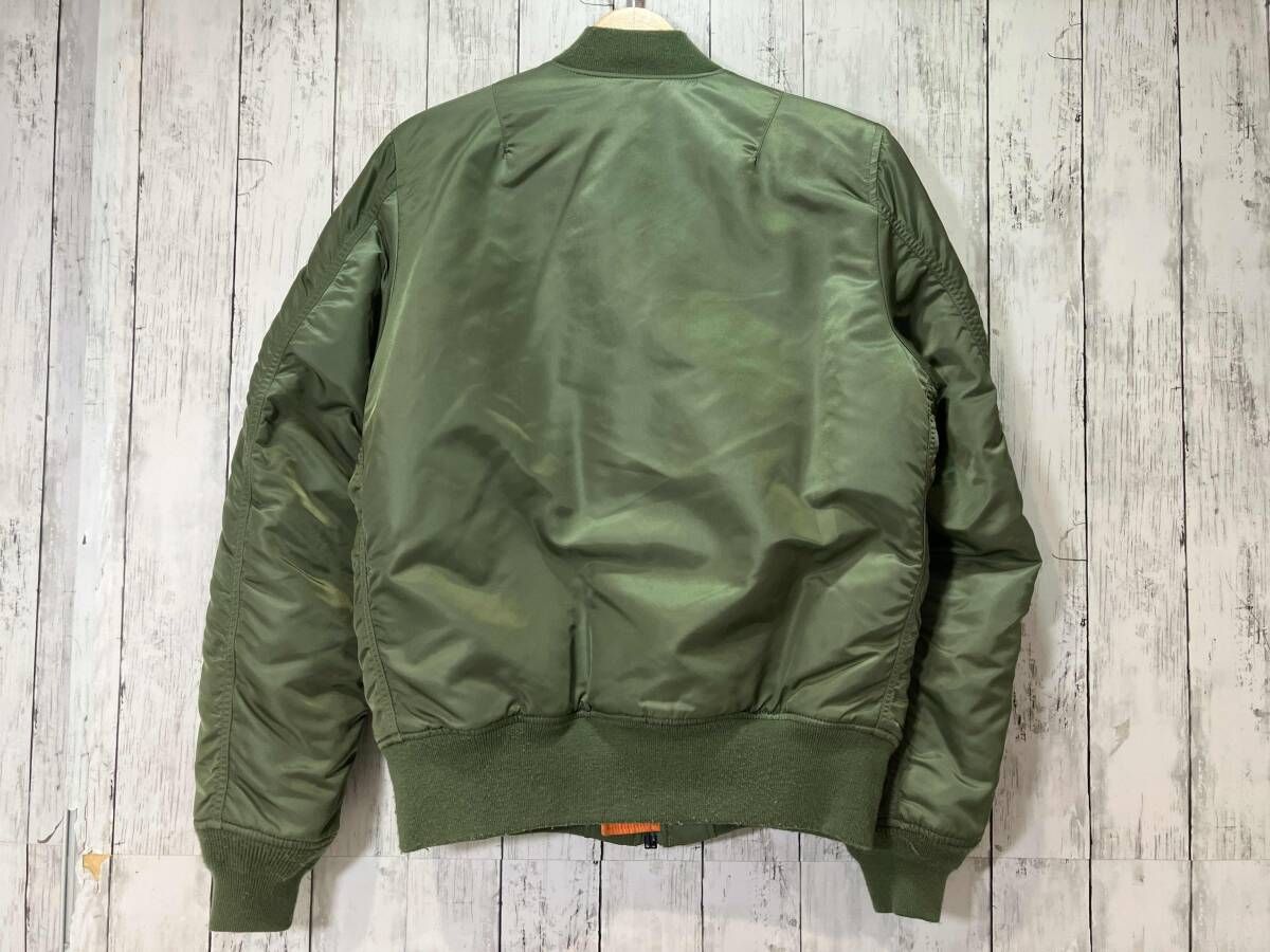 ALPHA アルファ フライトジャケット MA-1 0615-00-573-8335 オリーブ L