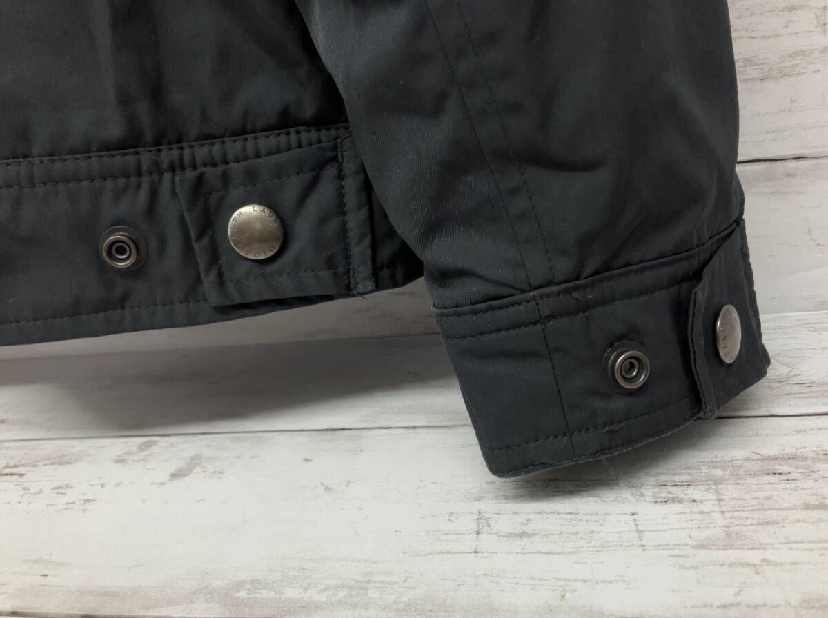 ✴︎未使用に近い✴︎上品シルエット✴︎ラルフローレンブルゾン POLO by Ralph Lauren ブルゾン／Lサイズ／ブラック／ポロラルフ