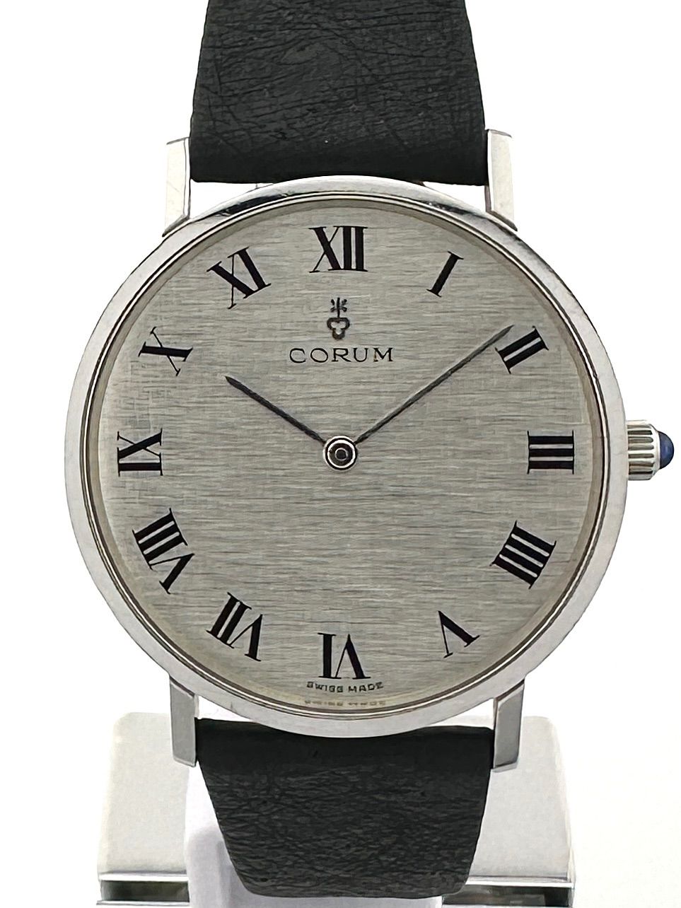 ハシケン様 CORUM 57219 ヘアライン文字盤 ローマ 手巻き時計 コルム 0 コルム