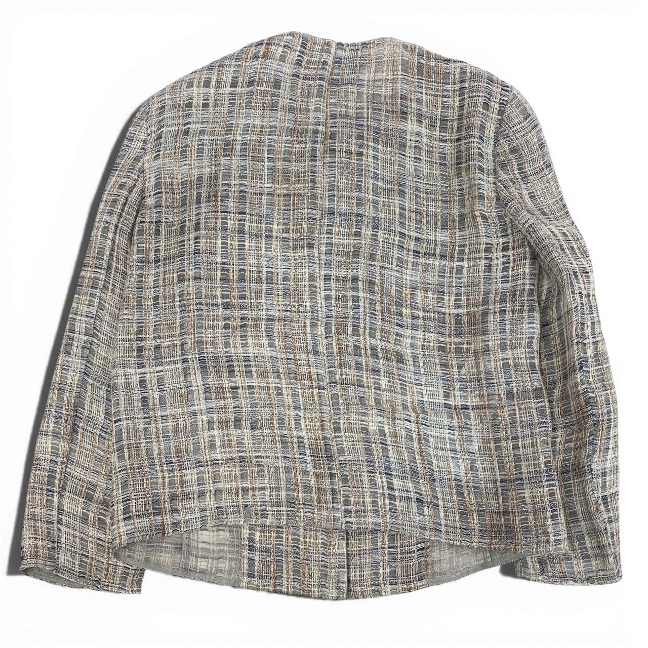 46a30 GIORGIO ARMANI ジョルジオアルマーニ ノーカラージャケット