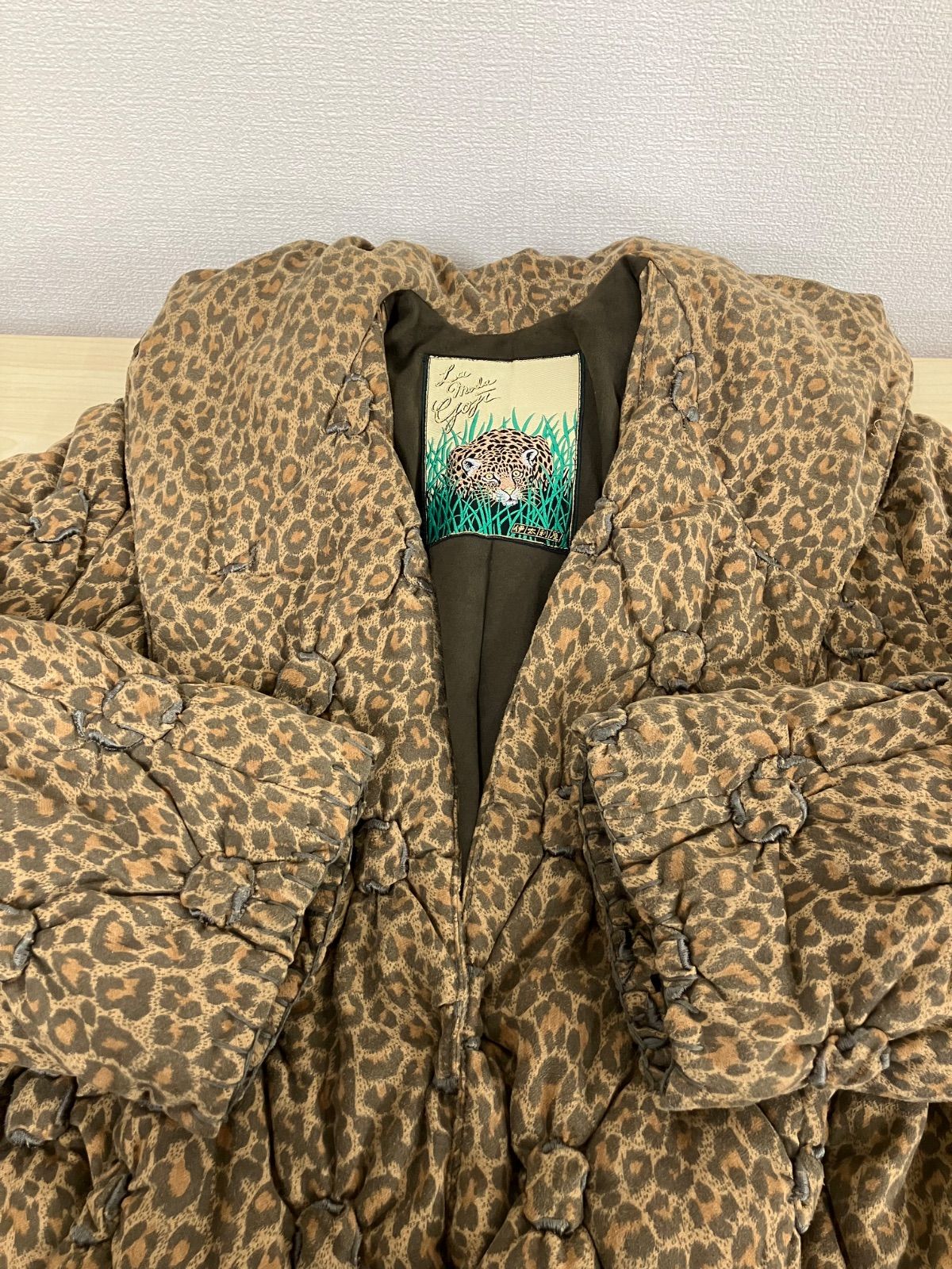 P/伊太利屋 レオパード柄 キルティングコート サイズ11 - メルカリ