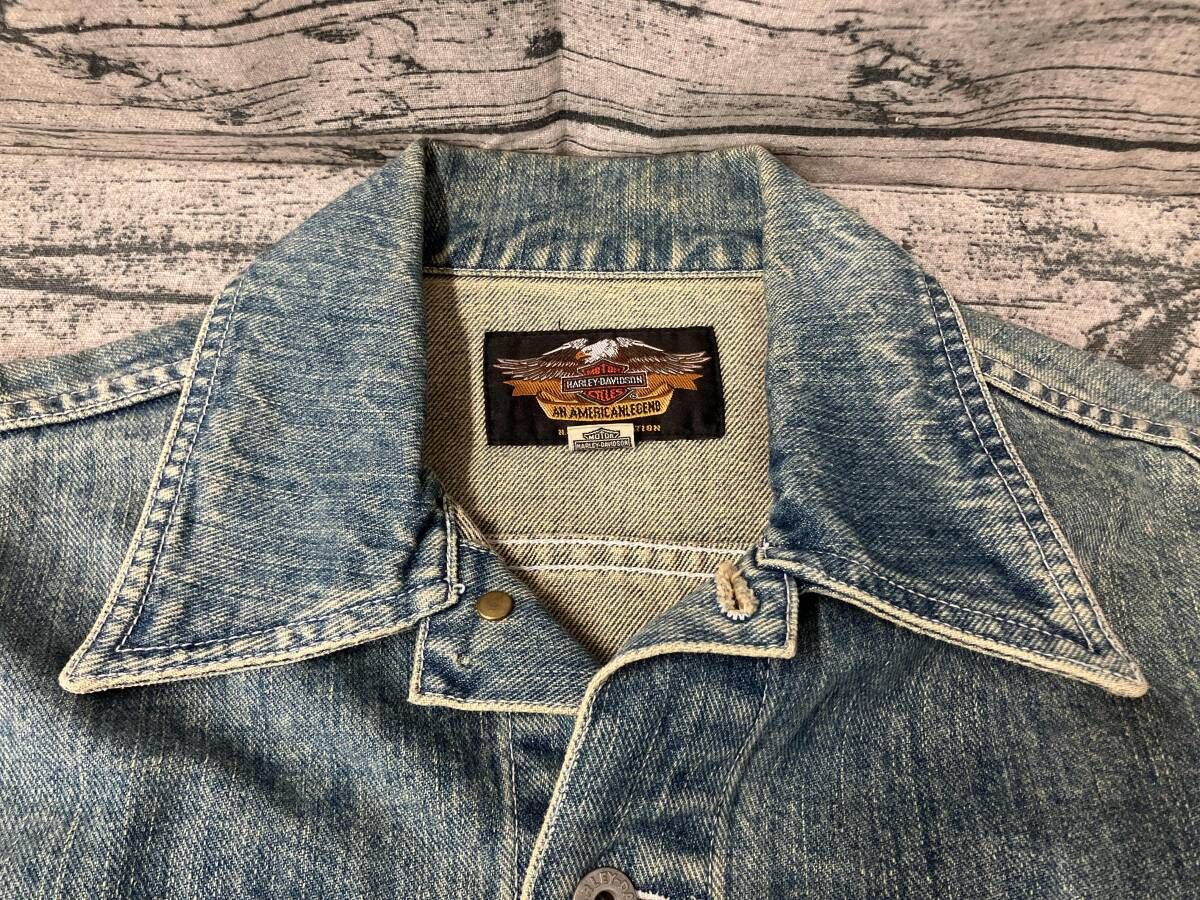 HARLEY DAVISON トラッカージャケット 背面刺繍 size:M - メルカリ