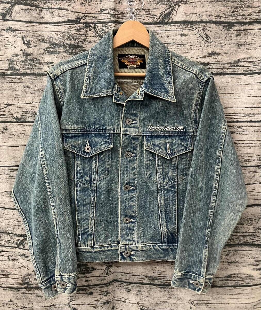 HARLEY DAVISON トラッカージャケット 背面刺繍 size:M - メルカリ