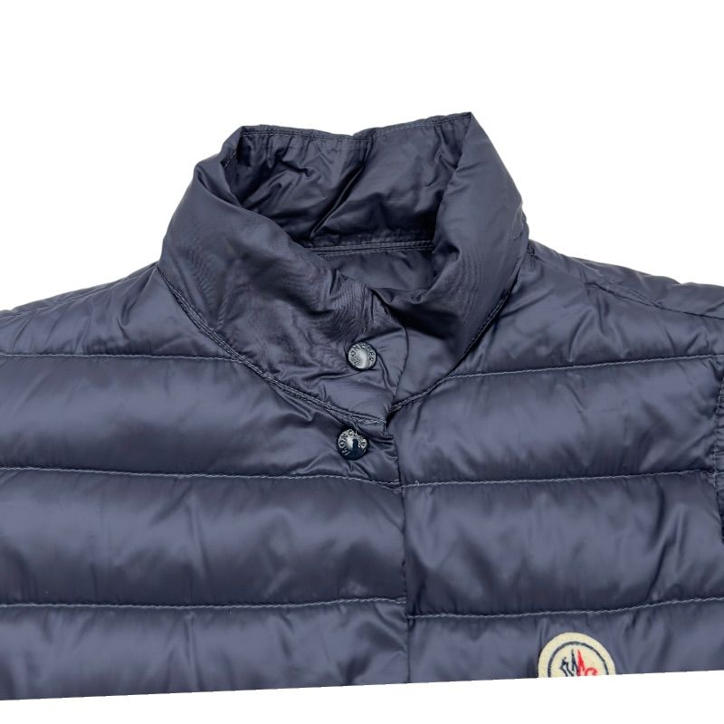 モンクレール MONCLER LIANE ライトダウンベスト ネイビー ナイロン