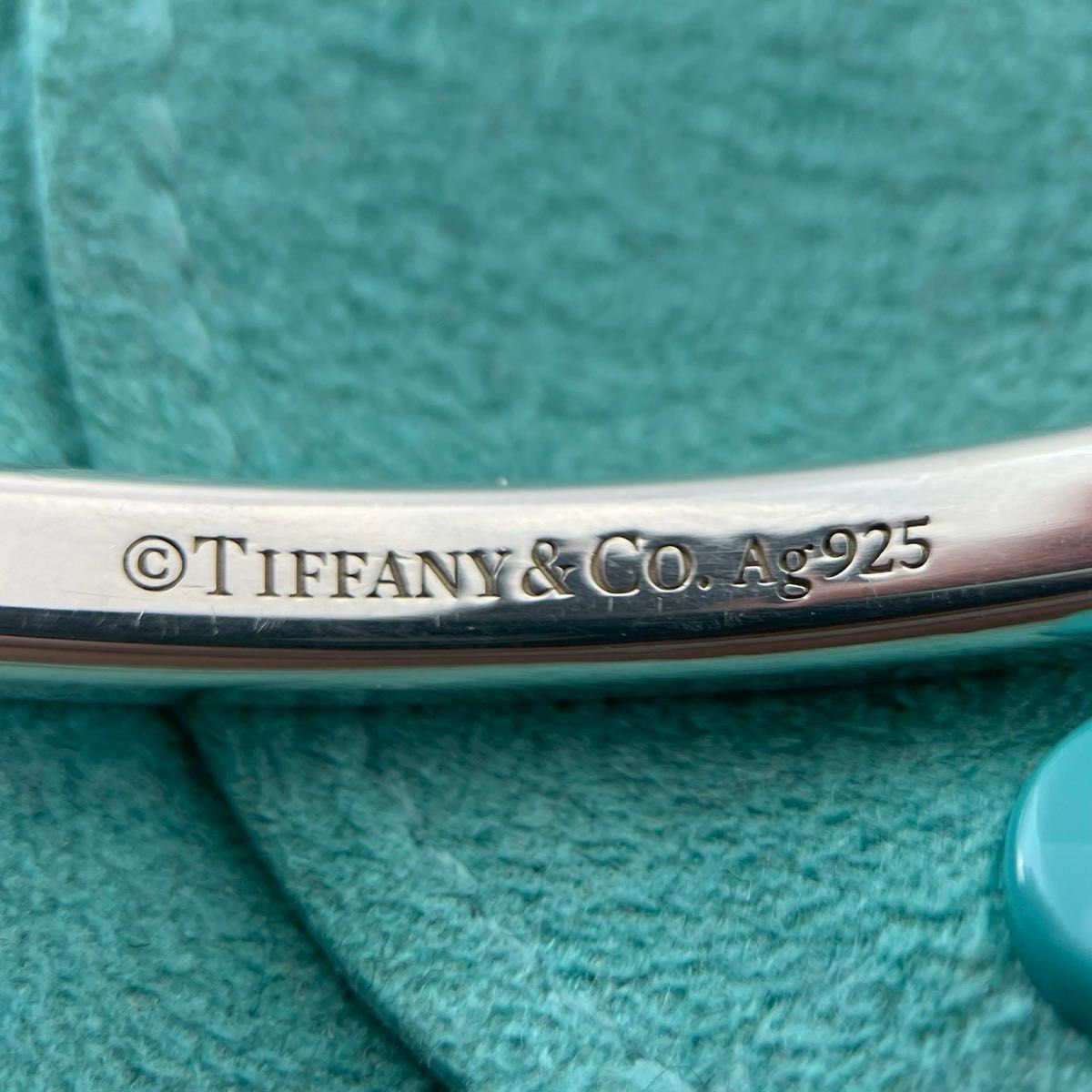 ティファニー 希少 メイカーズ ナロー カフ バングル シルバー P120fe