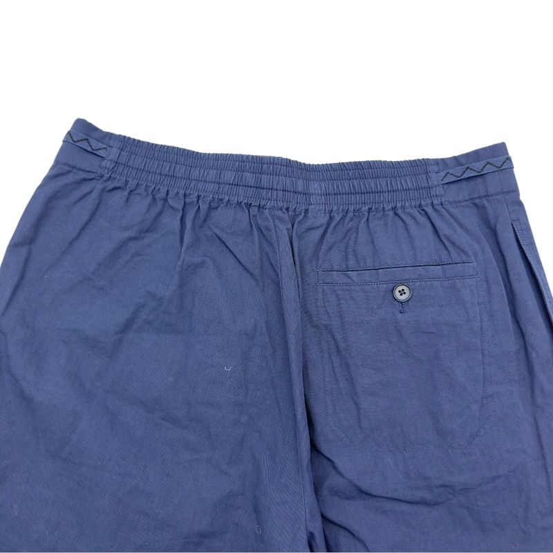 エルメス HERMES コットンボタンフライパンツ ネイビー コットン