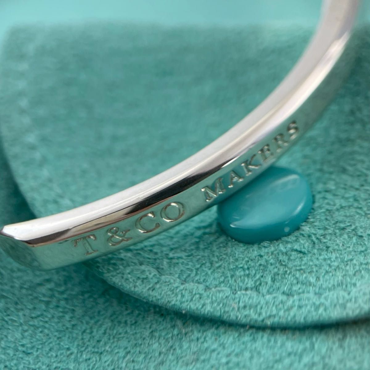 ティファニー 希少 メイカーズ ナロー カフ バングル シルバー P120fe