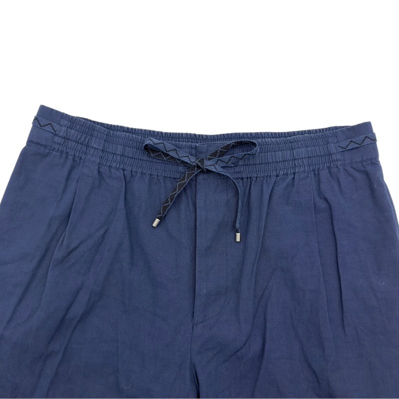 エルメス HERMES コットンボタンフライパンツ ネイビー コットン