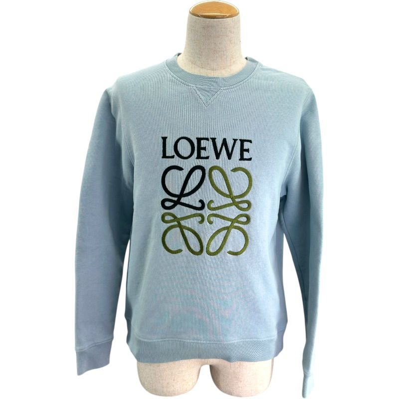 ロエベ LOEWE アナグラム刺繍スウェットシャツ H6109900CR ブルー