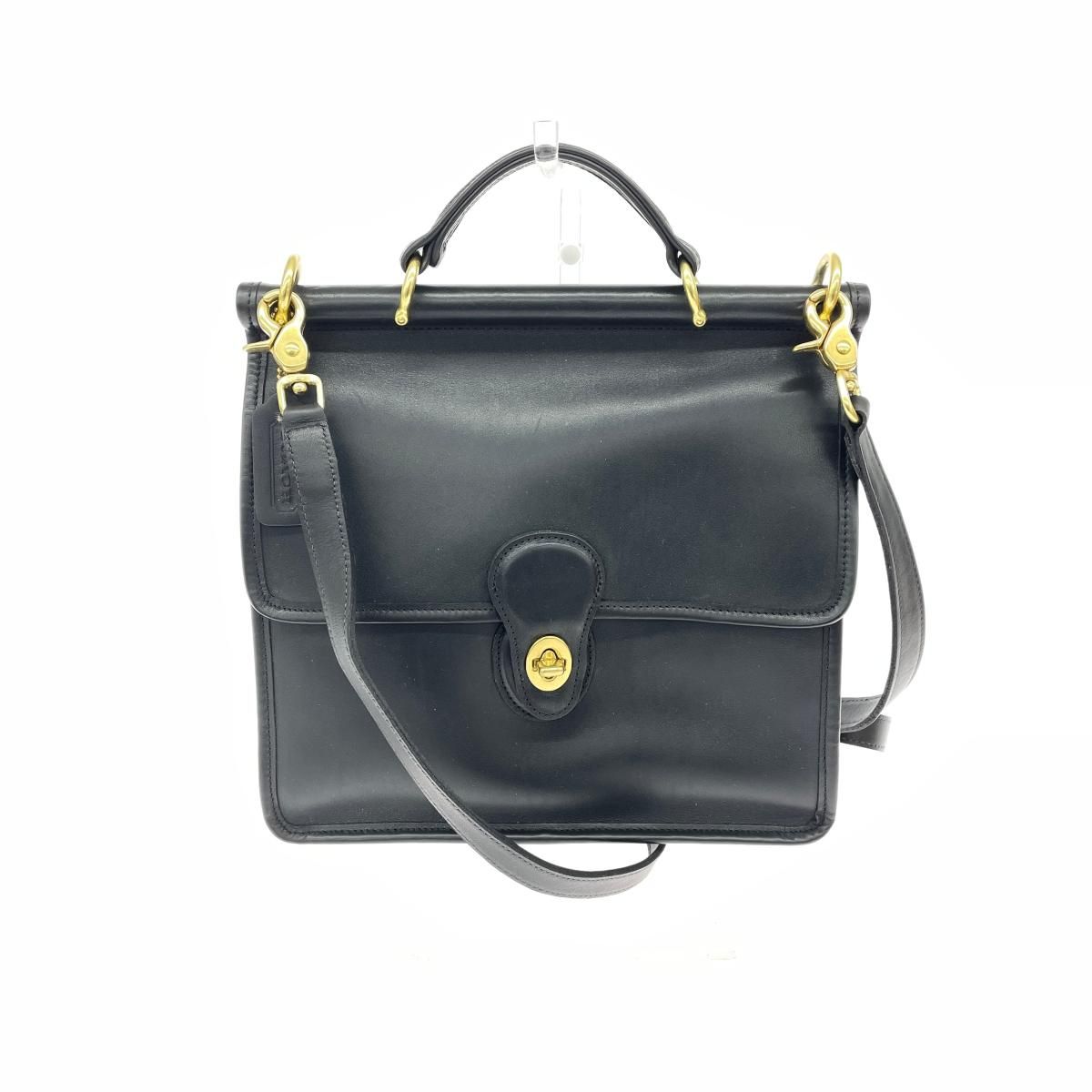 COACH コーチ 2WAYバッグ ウィリス/オールド/ヴィンテージ品 ブラック 