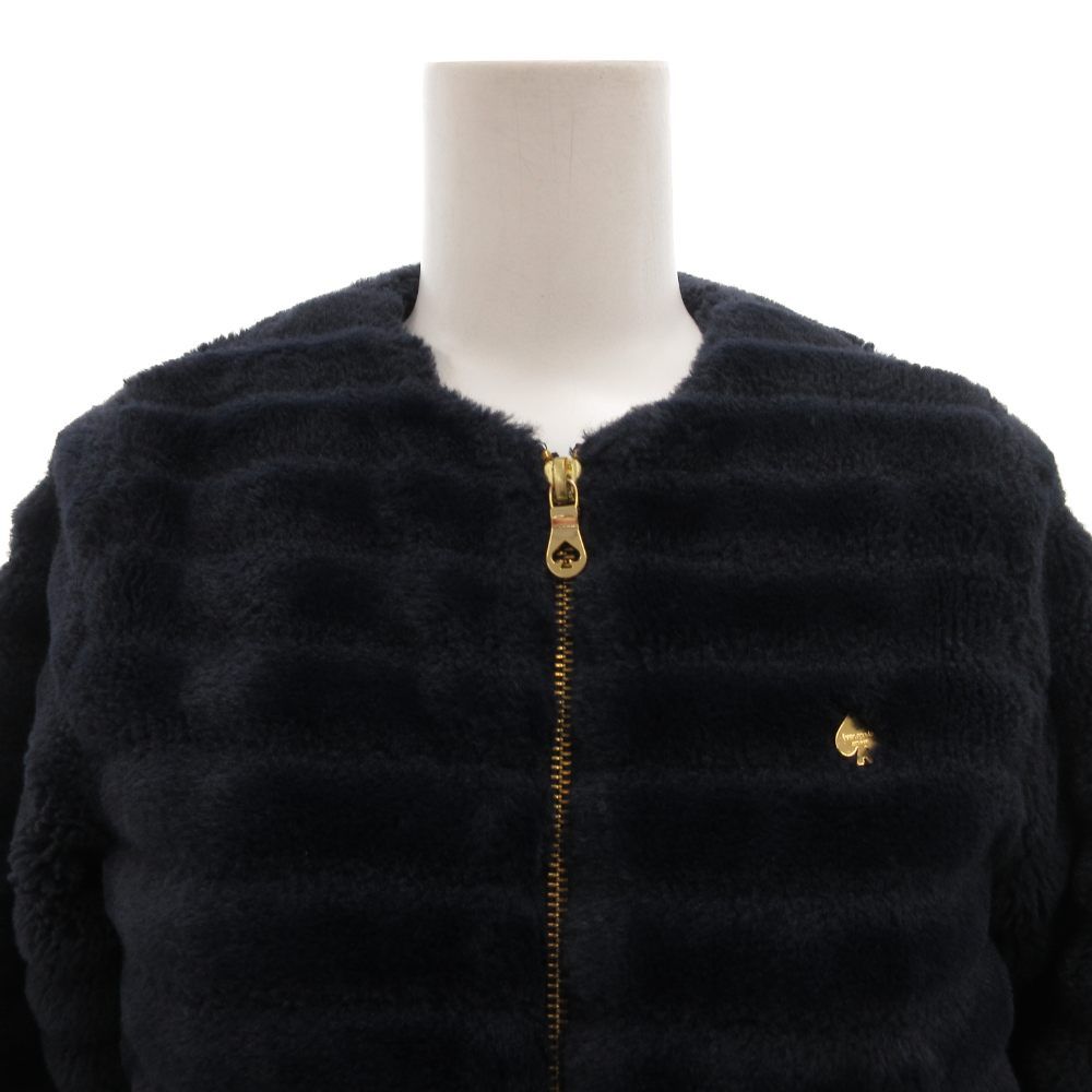 ケイトスペード KATE SPADE ノーカラージャケット ブルゾン フェイク