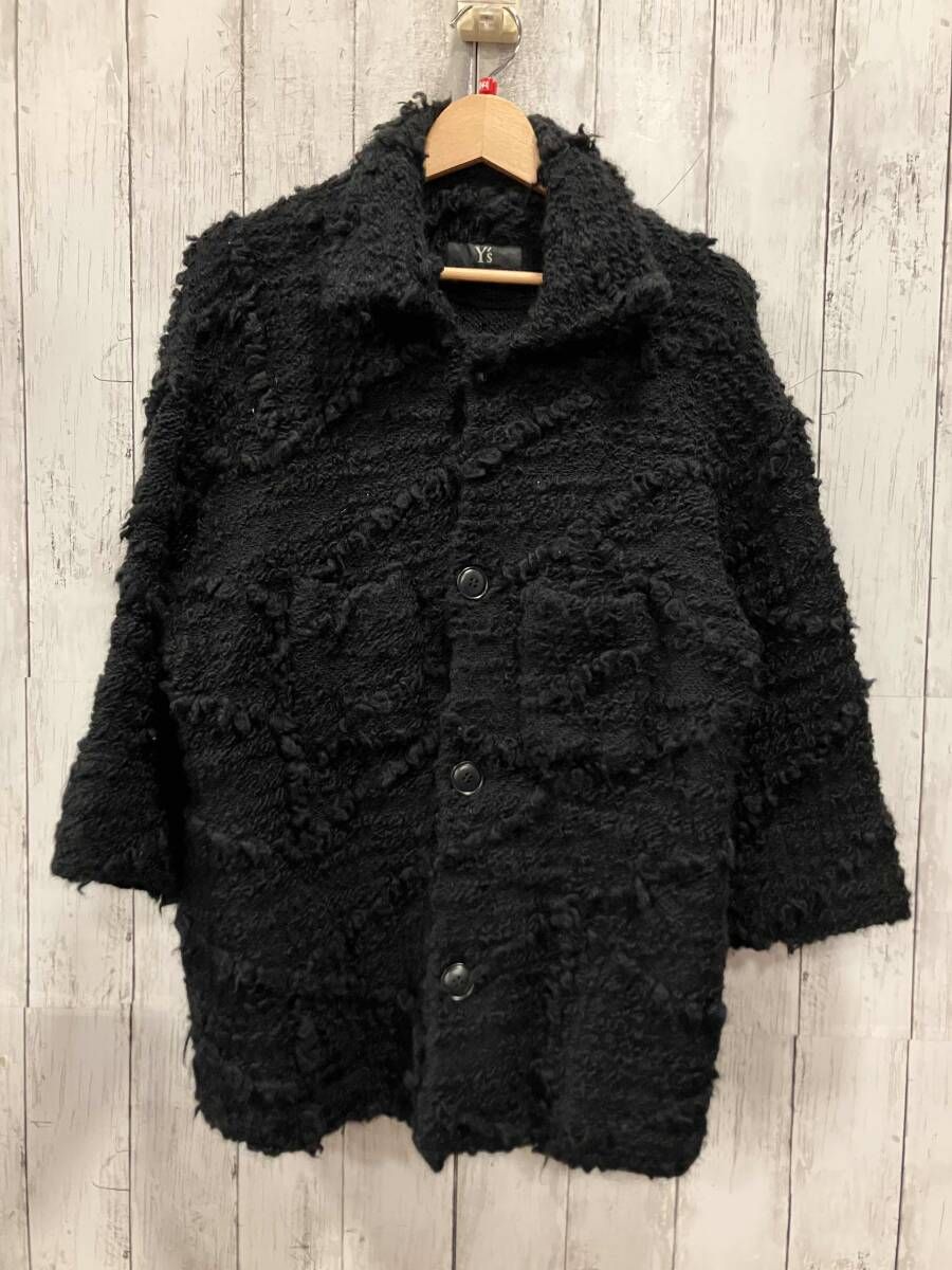 Y's ワイズ レディース ニット YE-T81-171 ブラック ウール 2 サイズM
