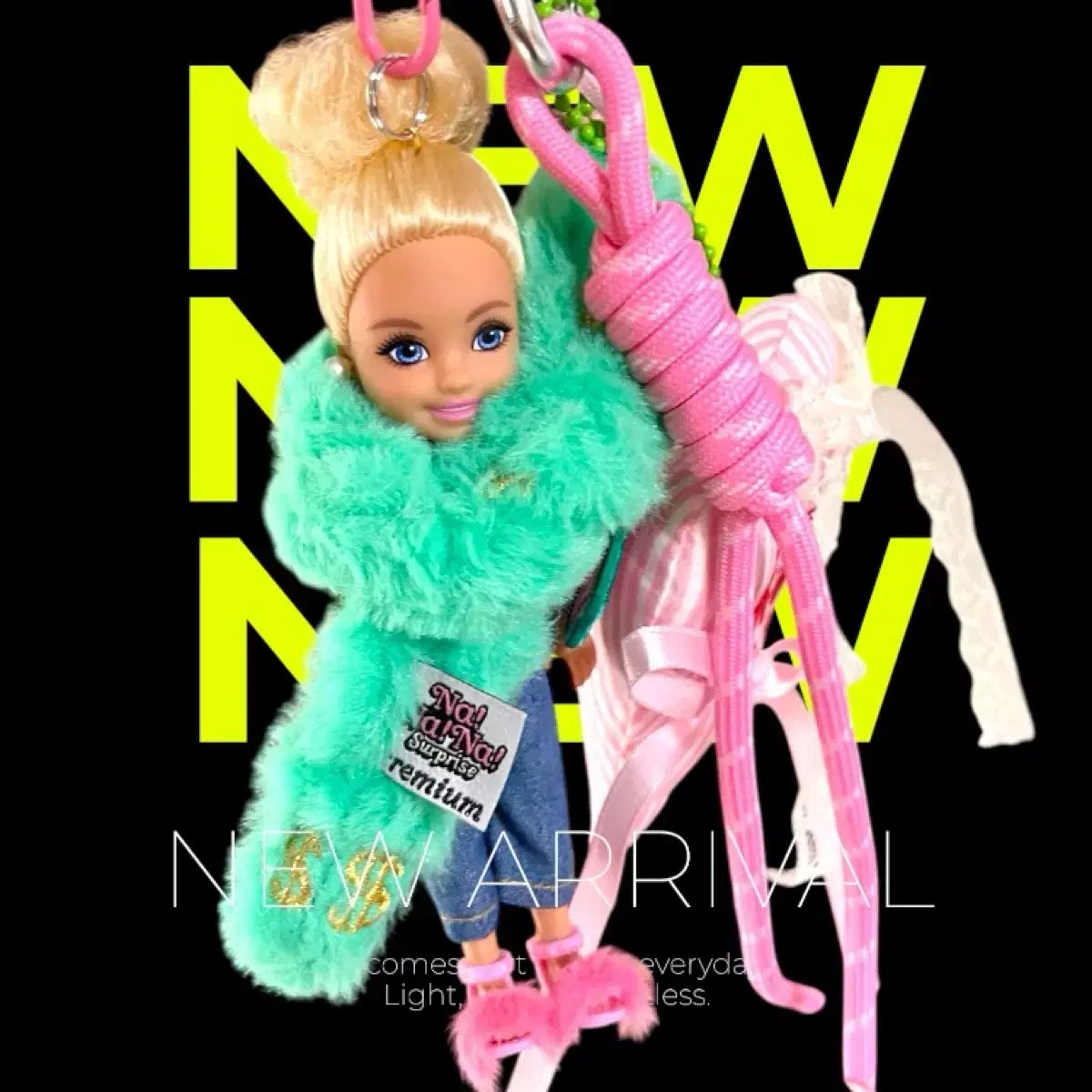 送料無料)マテル正規品 バービーキーホルダー チェルシーキーホルダー