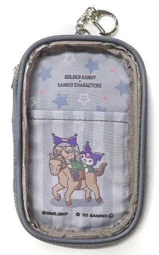 中古】雑貨 土方歳三＆クロミ おでかけポーチ 「ゴールデンカムイ