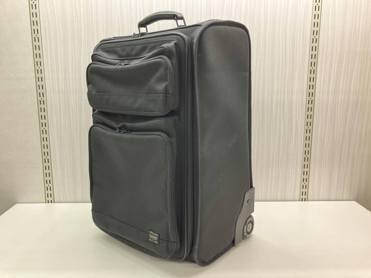 【極上美品】PORTER ポーター 吉田カバン キャリーケース 2輪 大容量 PORTER ポーター 吉田カバン 2輪キャリーバッグ スーツケース ブラック