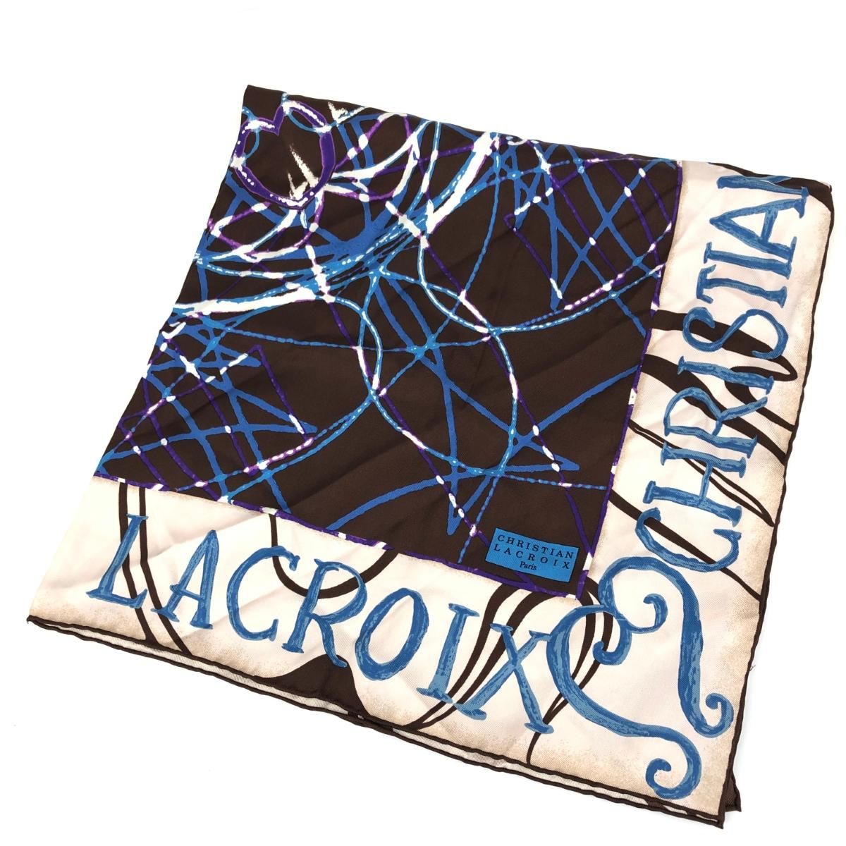 Christian Lacroix クリスチャンラクロワ スカーフ シルク100