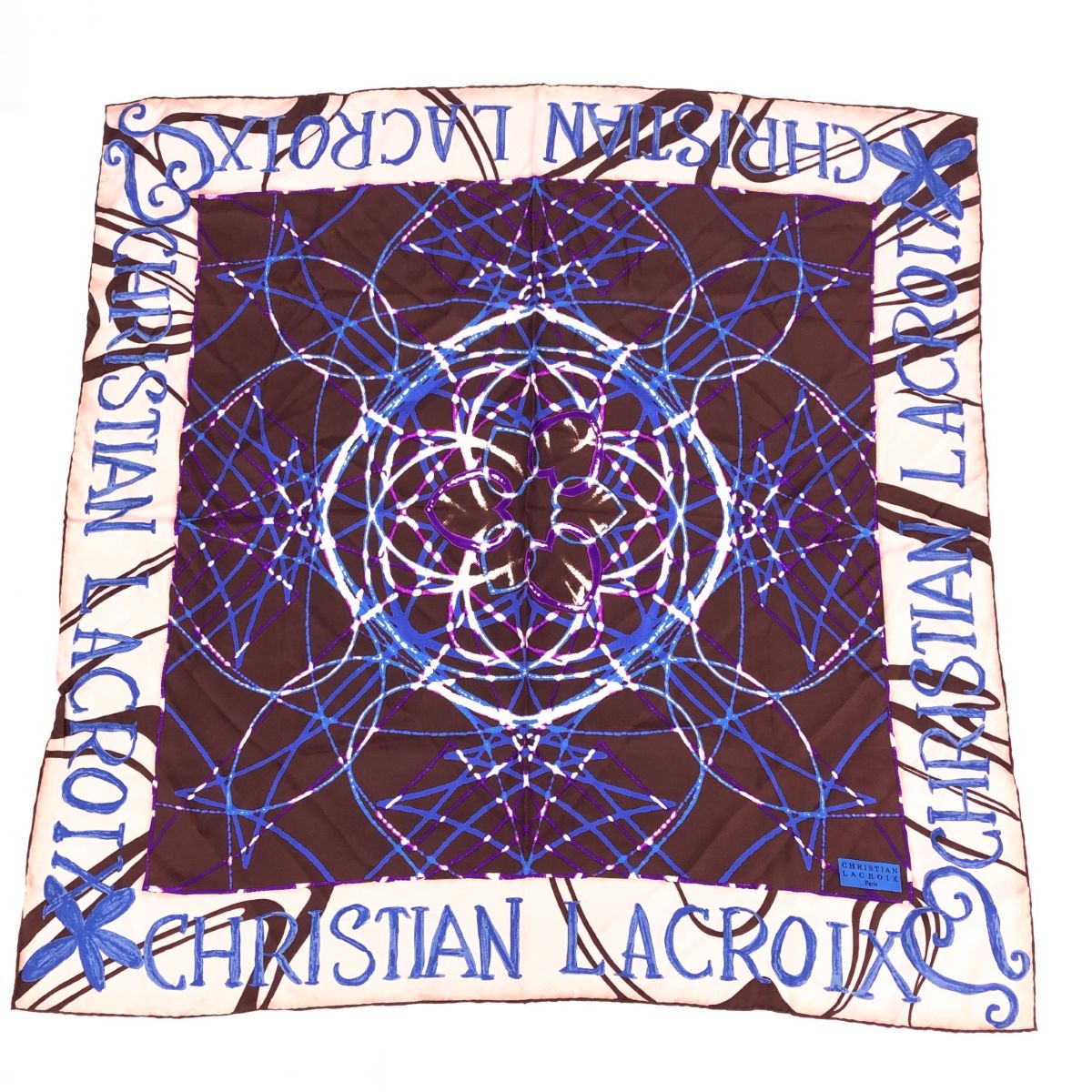 クリスチャンラクロワ　スカーフ Christian Lacroix クリスチャンラクロワ スカーフ シルク100