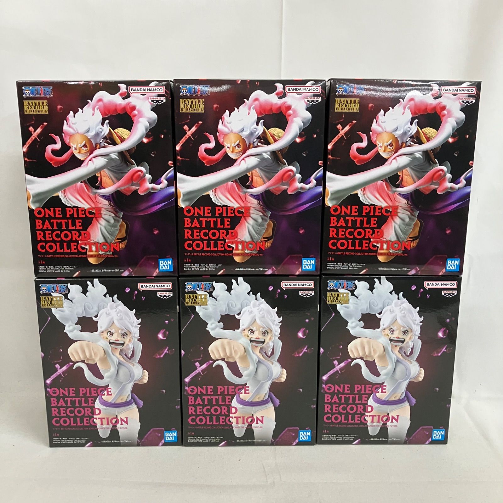 未開封 ワンピース BATTLE RECORD COLLECTION ルフィ ボニー