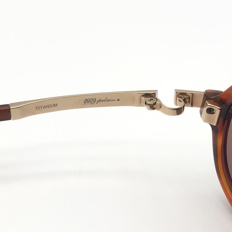 中古】999.9 feelsun サングラス F-01NPM ブラウン フォーナインズ[10