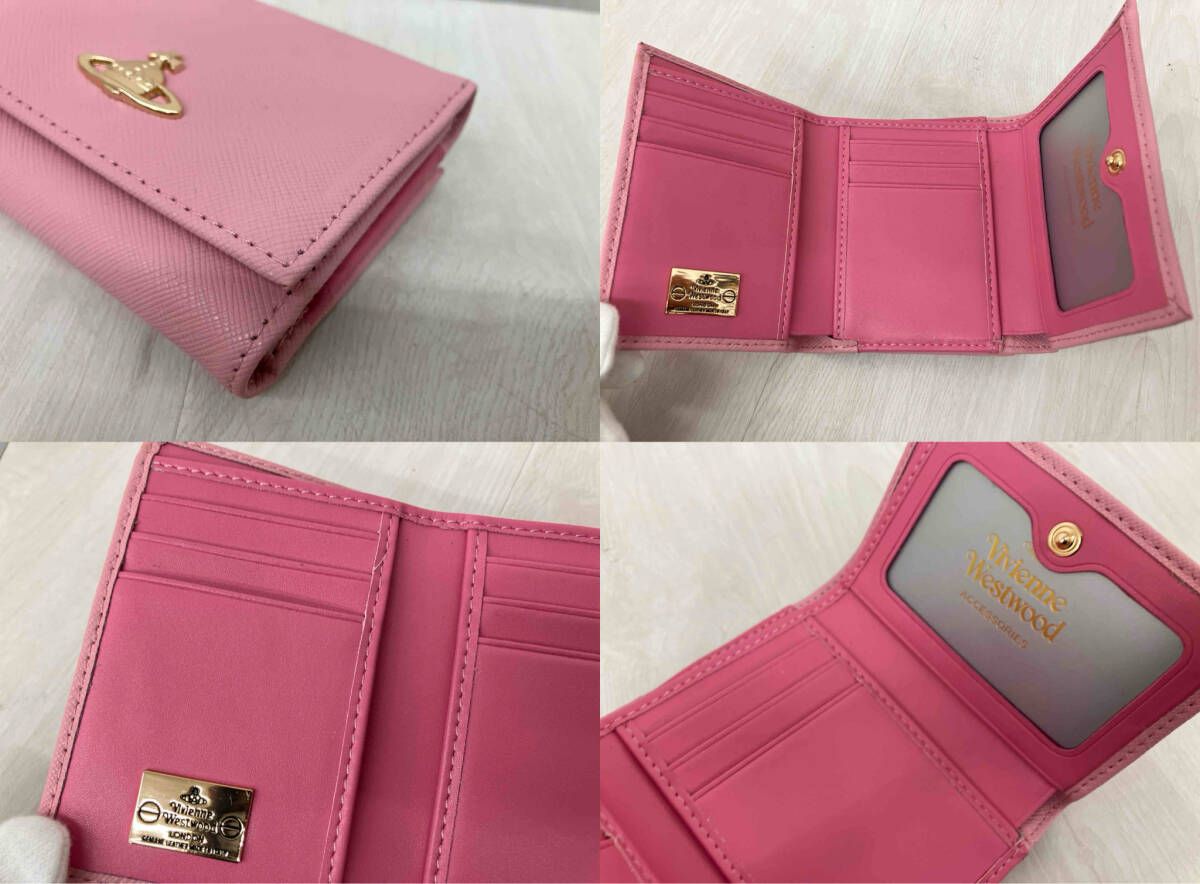 Vivienne Westwood 三つ折り財布 ピンク ヴィヴィアンウエストウッド