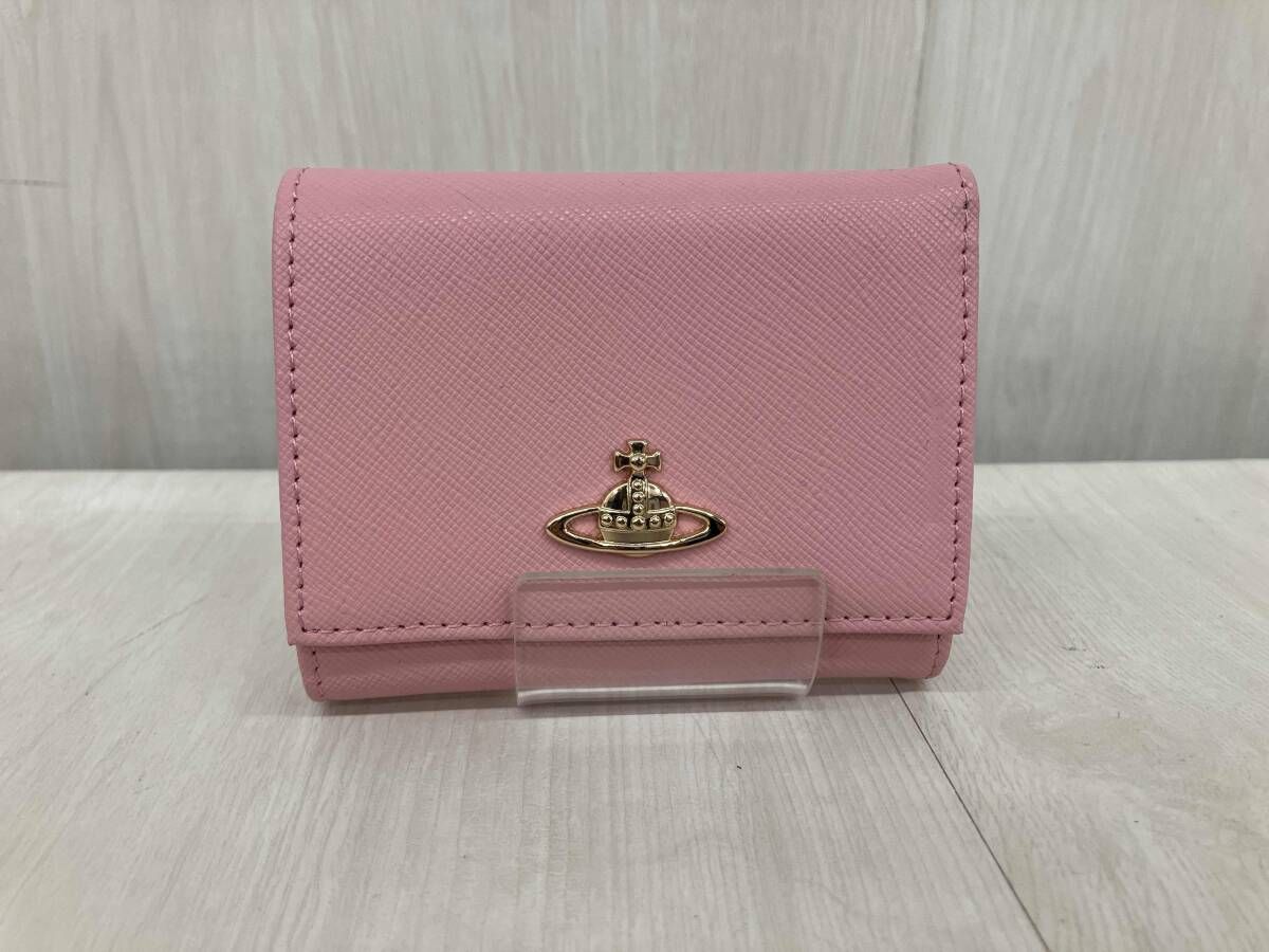 Vivienne Westwood 三つ折り財布 ピンク ヴィヴィアンウエストウッド