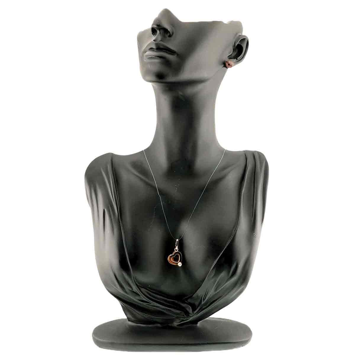 カルティエ Cartier ハート クローバー ダイヤ ペンダント トップ K18