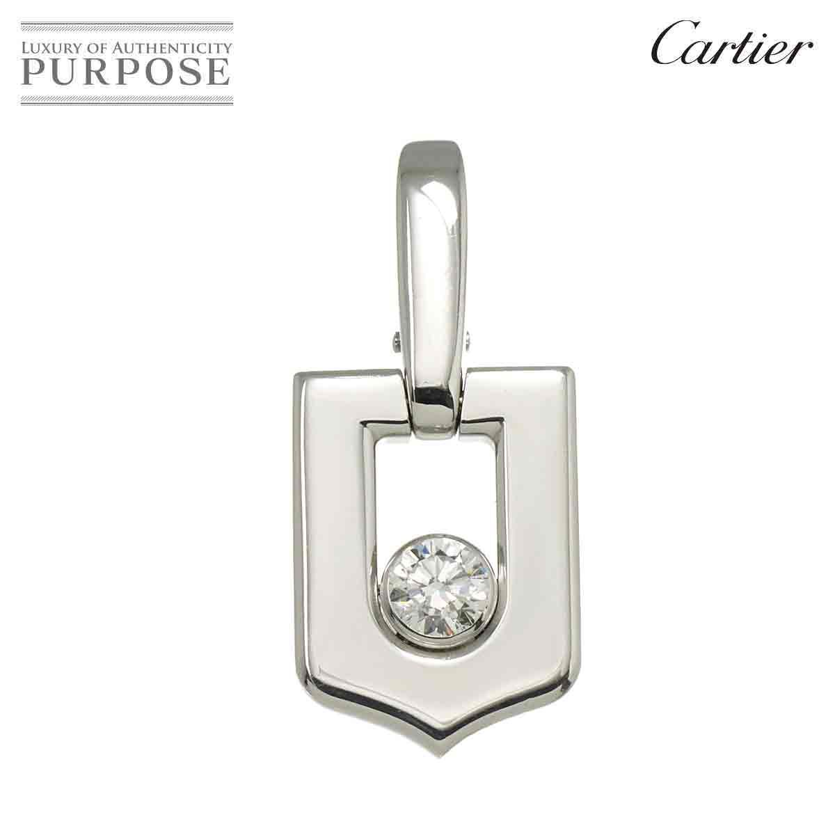 カルティエ Cartier 88 フォーチュン ダイヤ チャーム K18 WG ホワイト