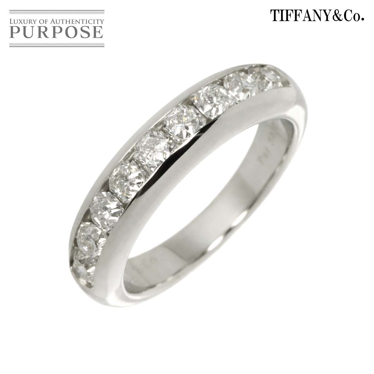 ティファニー TIFFANY&Co. ルシダ ハーフサークル バンド 幅5mm 12.5号