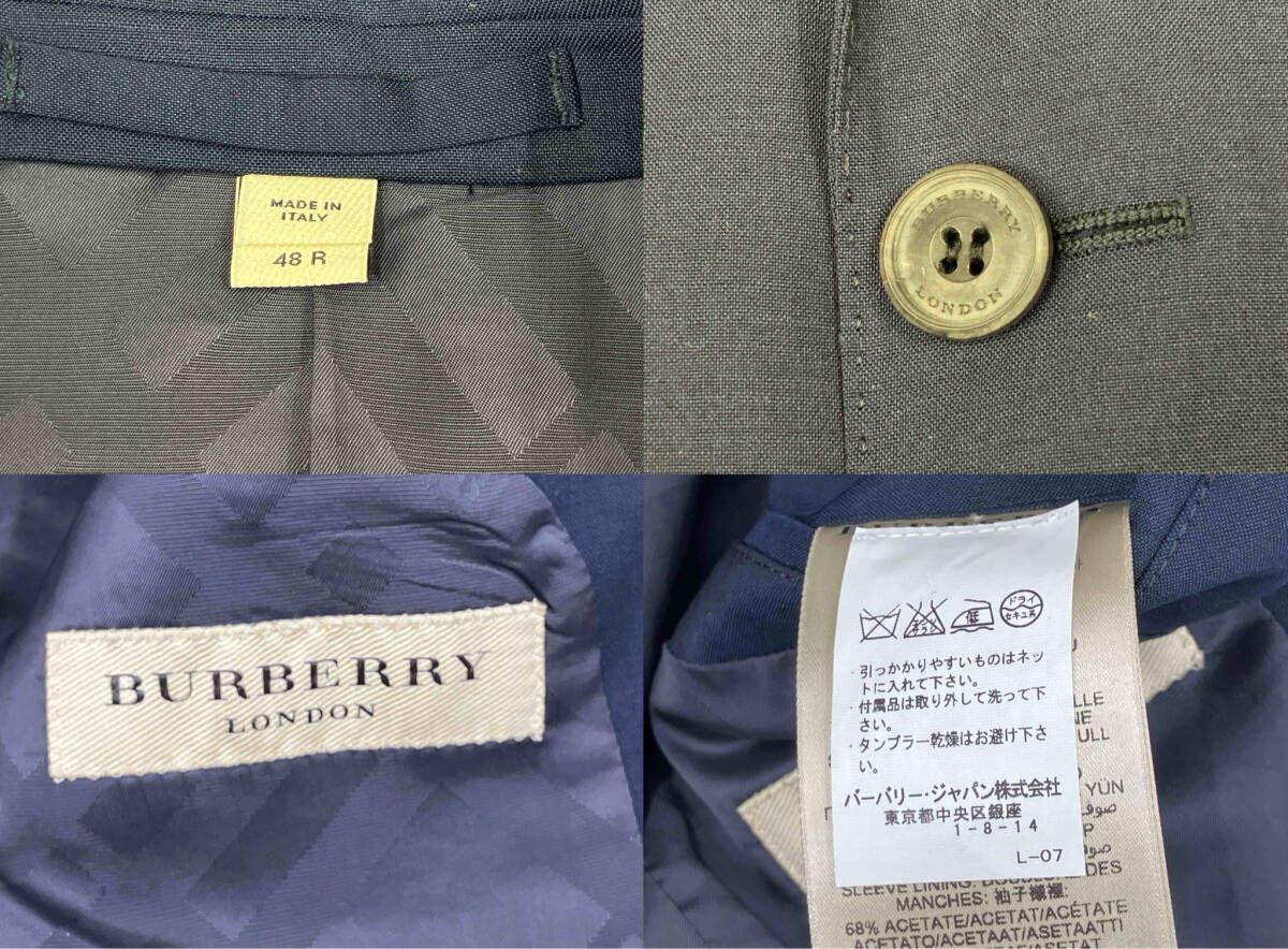 BURBERRY LONDONバーバリー ロンドン テラードジャケット セットアップ