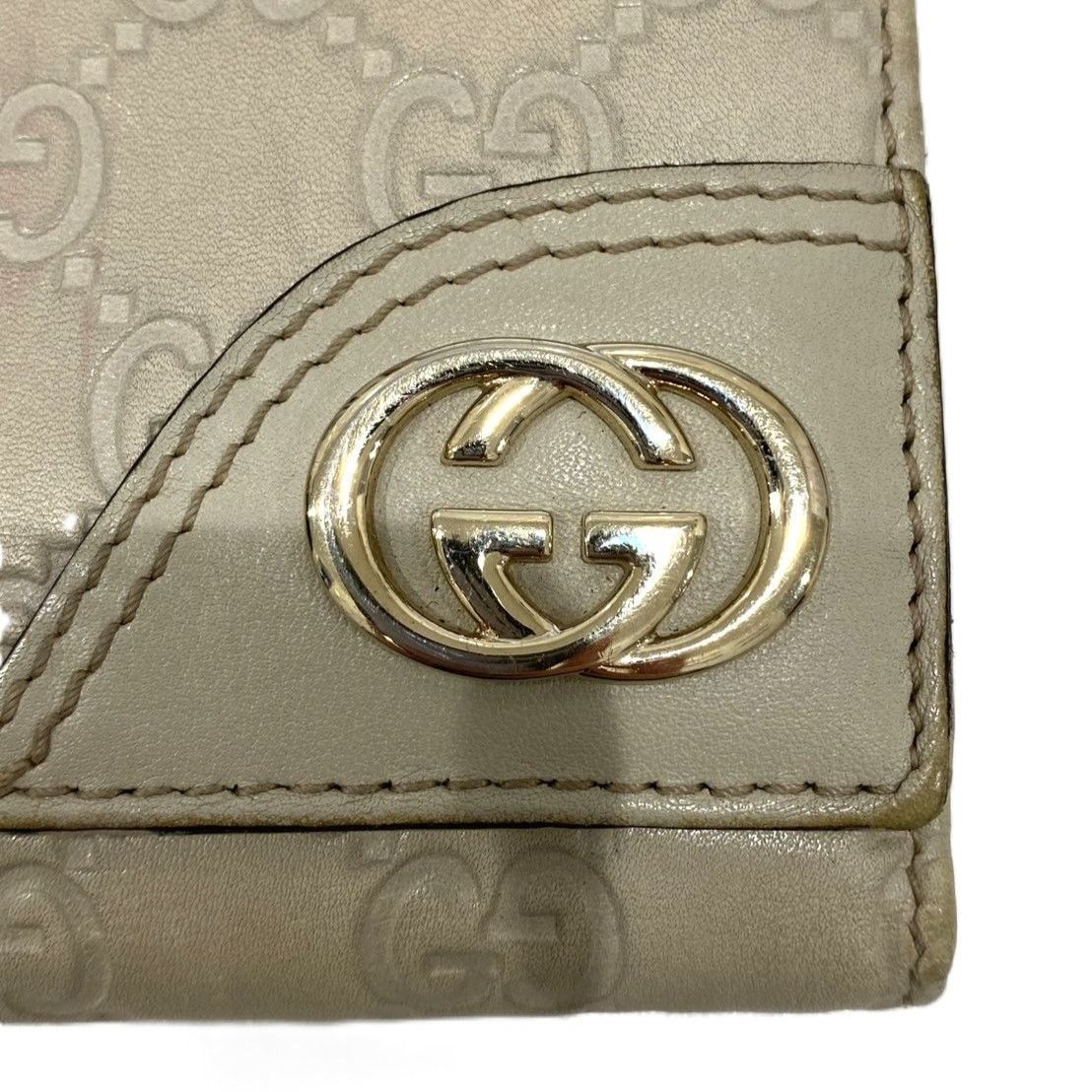 GUCCI グッチ インターロッキング 長財布 レザー 181593 - メルカリ