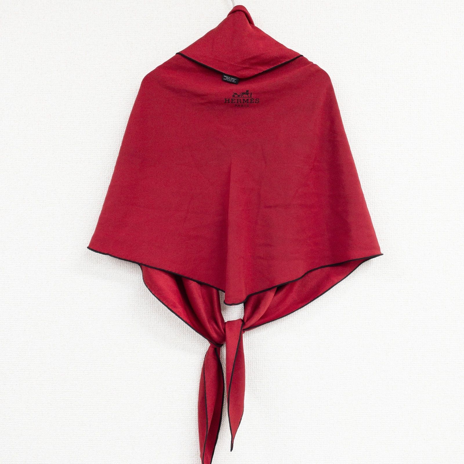 HERMES エルメス ロサンジュ スカーフ ストール ロゴ シルク フランス