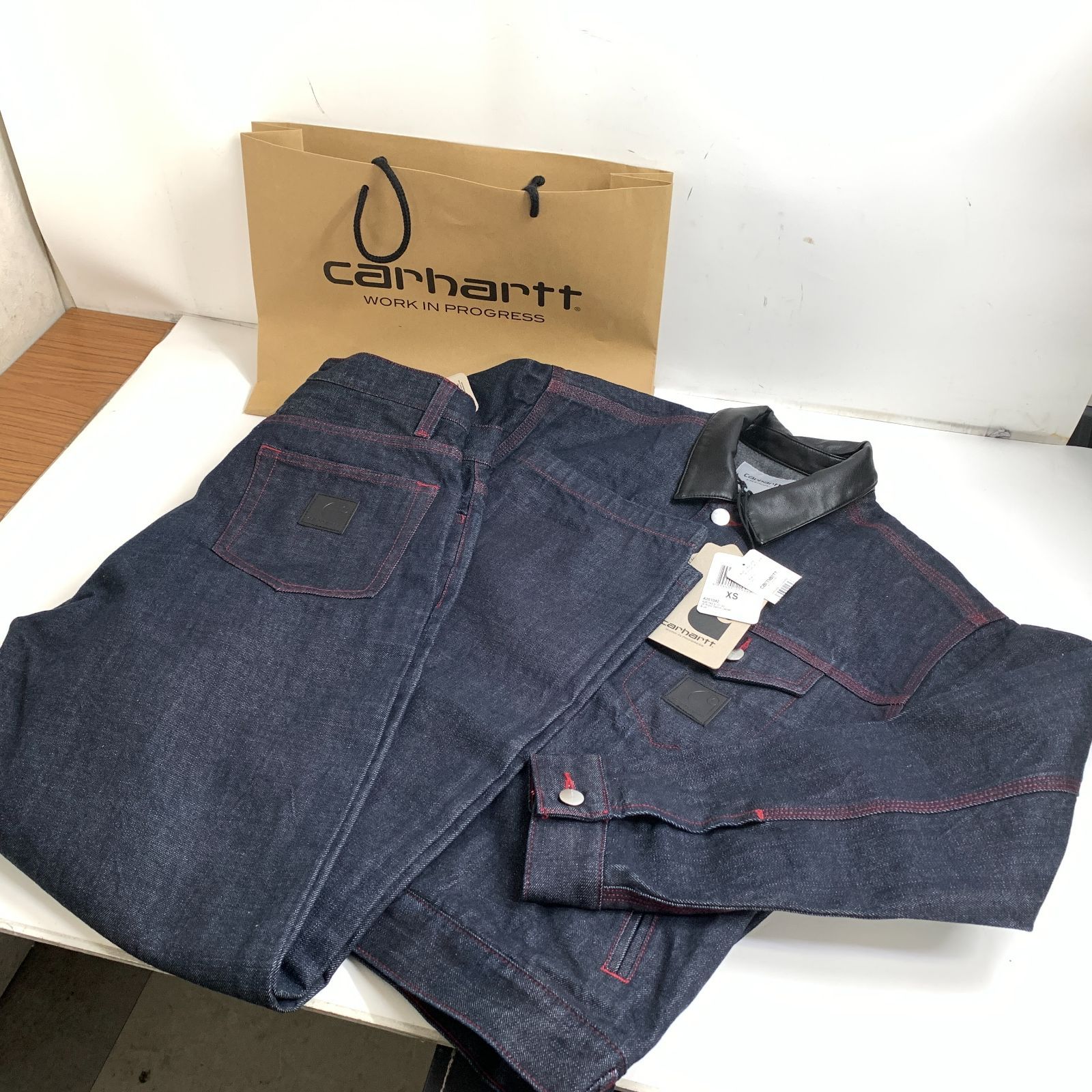 f001 H 新品タグ付き カーハート デニムセットアップ JP RIGID DENIM 