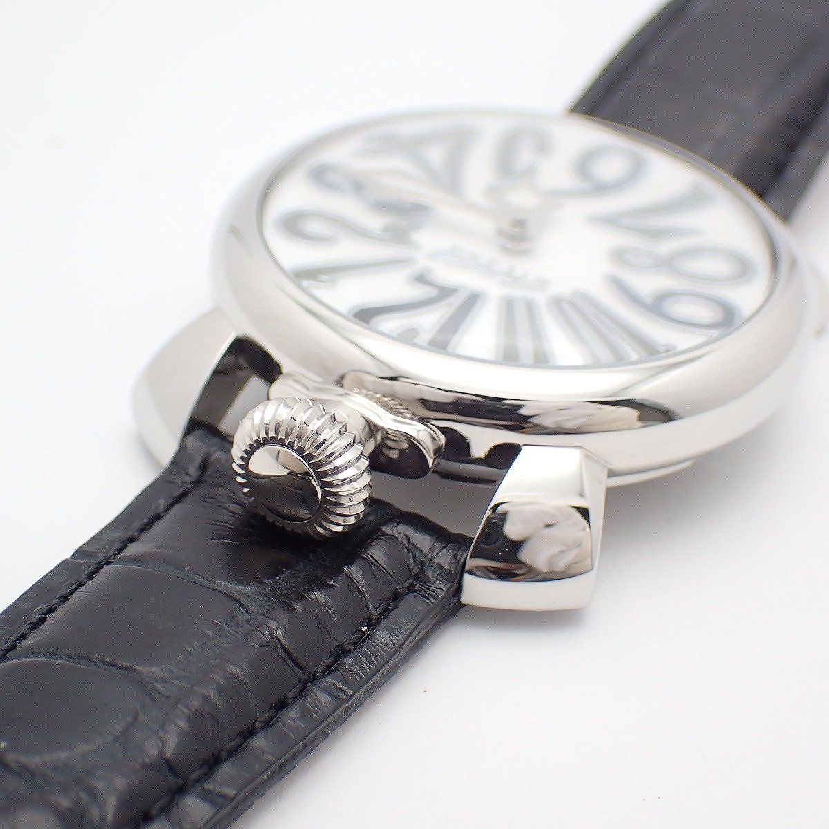 ガガミラノ マニュアーレ40 クォーツ レディース 腕時計 シェル文字盤